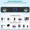 Computer Speakers, USB Powered PC Speakers Wired Stereo Desktop Speakers