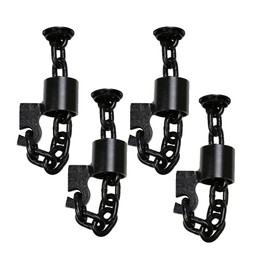 Mytee Products (4 Pack) 3/8" Grade 70 Floor Chain Tie Down Anchor for Truck Bed, Deck, Auto Lift Wrecker - Trailer Chain Tie Down Weld On - 6000 lbs WLL