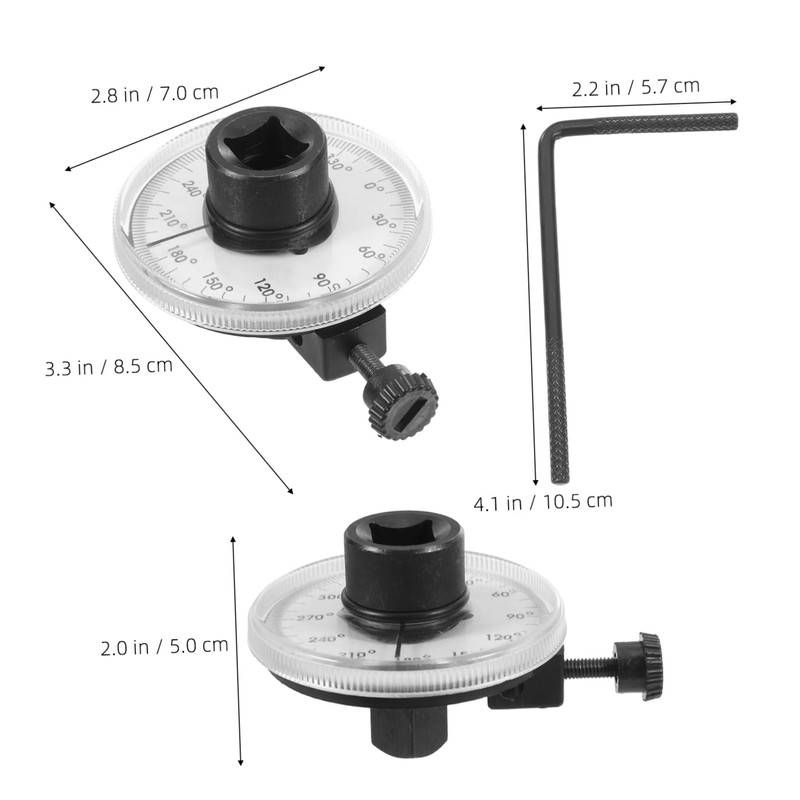ULTECHNOVO Angle Torque Gauge for Car Precision Drive Wrench Angle