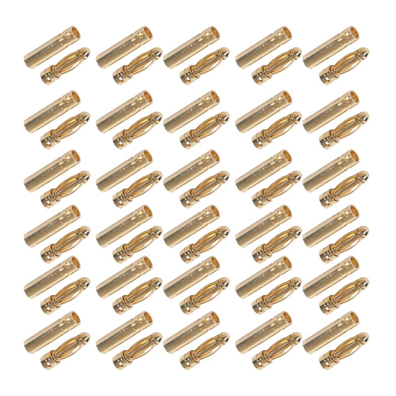 30 Pairs Battery Connector Plug Gold Plated for RC Lithium