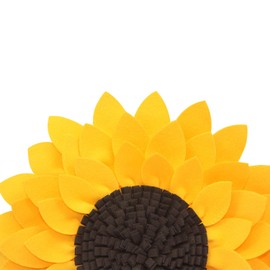 Contempo Lifestyles Flower Pillow - 3D Flower Pillow - Accent Pillow - Sunflower Decorations - Flower-Shaped Decor for Living Room (17.5" Flower, 16" Pillow with Insert, Sunny)