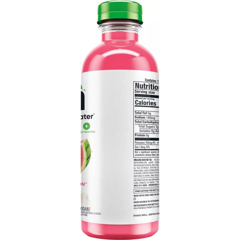 (Pack of 12) Bai Beverage Kula Watermelon Antioxidant Infused Drinks