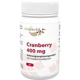 vitaworld Cranberry 400 mg Capsules Pack of 60