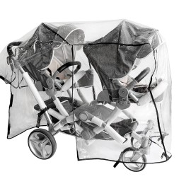 Ezkindheit Double Stroller Rain Cover,rain Cover For Double Tandem Stroller,big S
