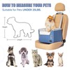 PETSFIT Small Dog Car Seat, Puppy Portable Dog Booster seat