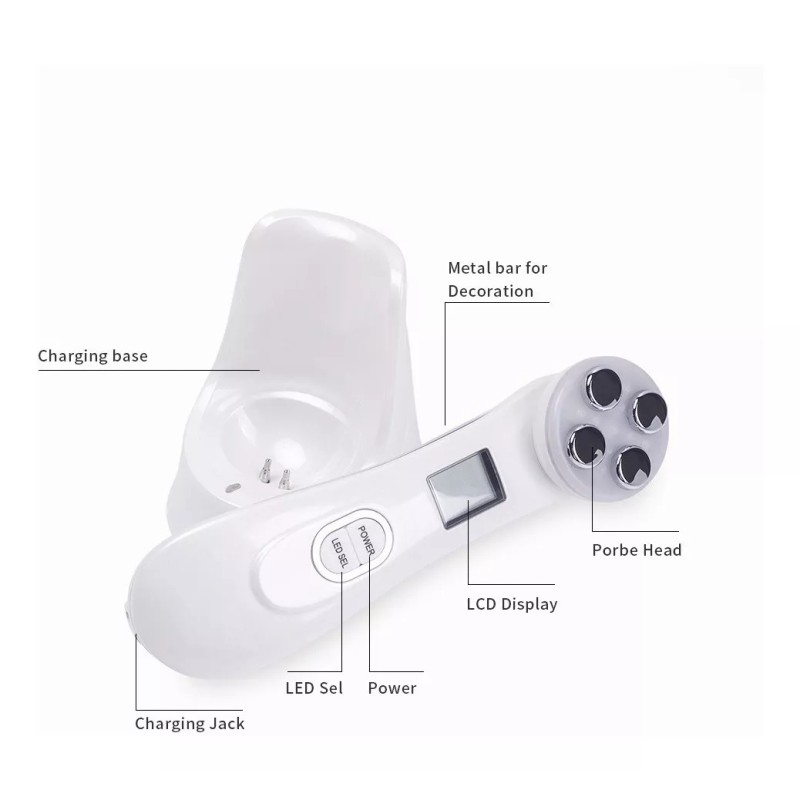 ForeverLily Máquina De Belleza Ems Reafirmante Facial Fotón Led Arrugas