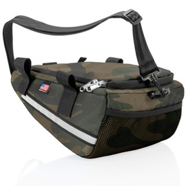 Chase Harper USA - Ruckus 5000LS Under The Seat Bag for Lowered Frames - Compatible with All Ruckus Models With Lowered Frames - Water and Tear-Resistant 1000D Nylon – Woodland Camo