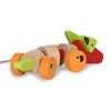 JAMARA Kidiwood 460705 Wooden Toy Pull Dachshund from 18 Months,