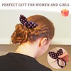 SYEYCW 5 Stück Haarknotenmacher, Haarknoten Maker, Polka Dot Bun Makers