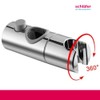Schläfer 8126025 | Shower Support Bracket 25mm, Sliding Shower Rail