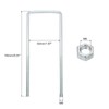 sourcing map Square U-Bolts, 6 Sets 50mm Inner Width 150mm