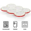 Hiceeden 2 Pack Ceramic Muffin Pans, 6 Cup Non-Stick Muffin