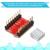 10 Pieces Stepper Motor Driver Module with Heat Sink Compatible