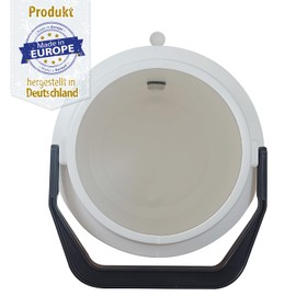 Small Animal Drinker 3L for Rabbits & Guinea Pigs - BPA-Free - with Drinking Nipple & Carry Handle - Includes Screw Hooks - Plastic Water Drinker Made in Germany - White/Red/Black