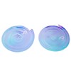 MISU Iridescent White Hanging Swirl Streamers - Sparkly Transparent Plastic