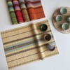 5 x Placemats Handmade Woven Washable Non-Slip Dining Table Mat