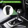 Universal 11.5x5cm/4.53"x1.97" Gear Shift Knob Cover Anti-Slip Stick Shifting Handle