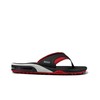 Reef Men's Fanning Pregame Flip-Flop, Black/Red, 12