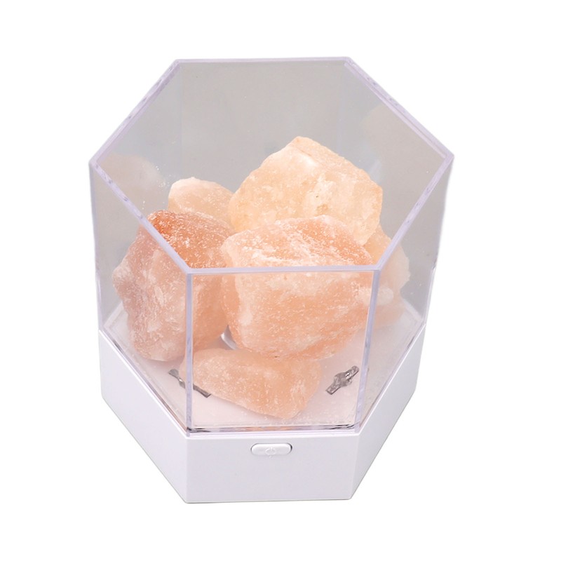 Himalayan Salt Lamp LED RGB Dimmable USB Decorative Essential Oil