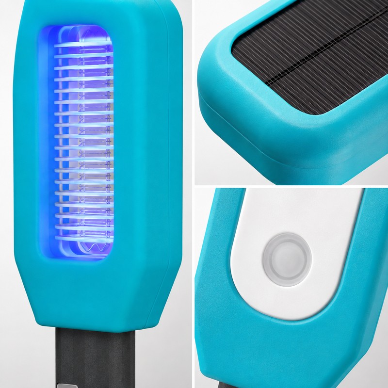 Solar Bug Zapper Outdoor for Garden & Patio – 4500V