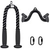 Kipika Cable Machine Attachments, 28” Tricep Rope, 12" LAT Pull