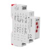 Multifunctional Time Relay LED Indicator Rail Mounting Flame Retardant Delay