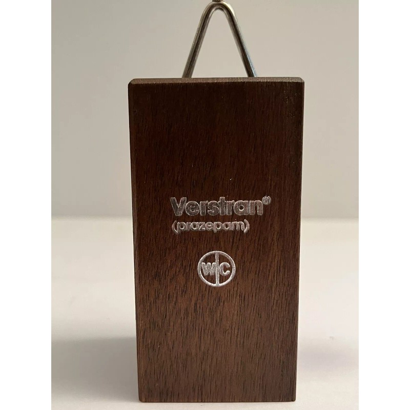 Vintage Advertising NOS Kinetic Motion Balancing Sculpture Metal w/Wood Base