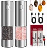 Enutogo Electric Salt and Pepper Grinder Set, Rechargeable Salt and