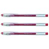 Pilot Pack of 3 Red G-1 Gel Pens Thin 0.5mm