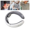 Heated TENS Neck Massager 9 Gears Vibration Rechargeable Electromagnetic Pulse