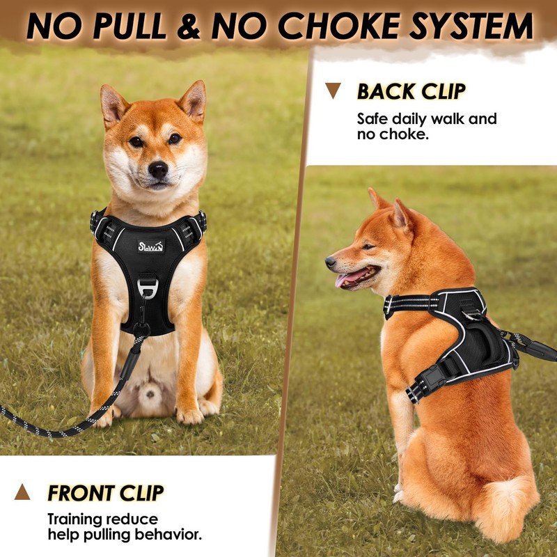 Eyein No Pull Dog Harness Medium, Comfortable Heavy Duty Pet