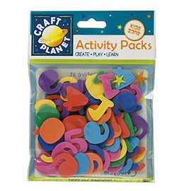 Craft Planet CPT 4141107 Foam Shapes, Multi