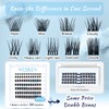 Lash Clusters 84 Pcs Cluster Lashes Eyelash Clusters DIY Cluster