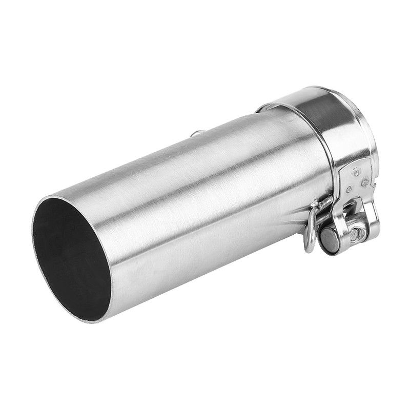 51mm Motorcycle Slip On Exhaust Middle Link Pipe Adapter Connector