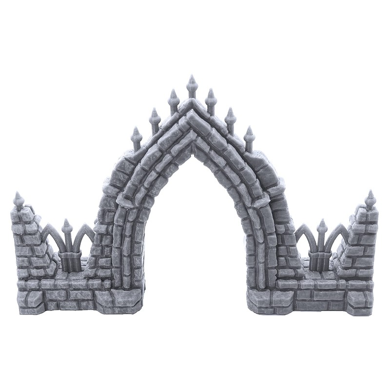 Cemetery Ruins Bundle by Terrain4Print, 3D Printed Tabletop RPG Scenery