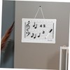 Operitacx Whiteboard Music Staff Boys and Girls Whiteboard Magnetic Erasable