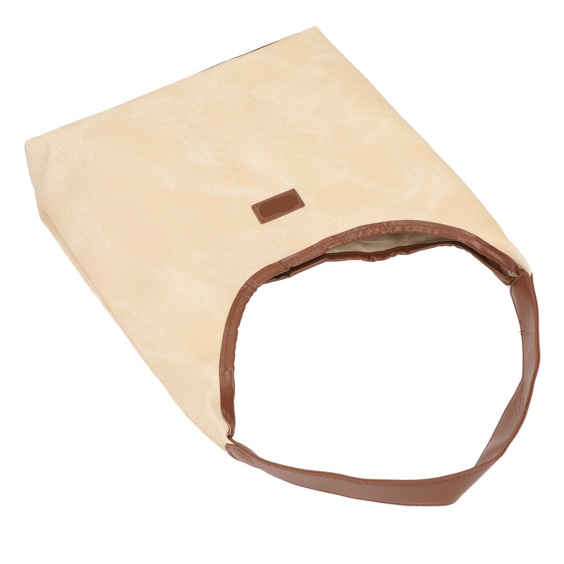 Shoulder Bag for Women Soft PU Leather Minimalistic Top Handle