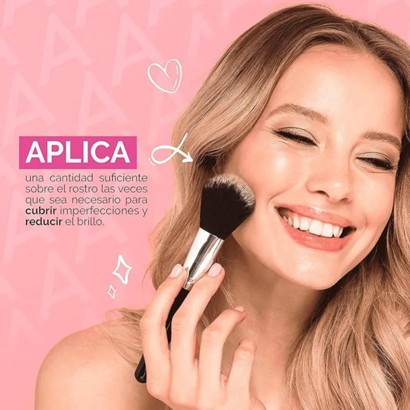 Asepxia Maquillaje Polvo Compacto Tono Beige Mate 10g Fps 15