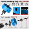12-Piece Hole Saw Kit, Includes 8 Sizes (3/4" to 2-1/2"),
