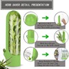BSTMOME Set of 3 Herb Saver Pod Herb Keeper Vegetable