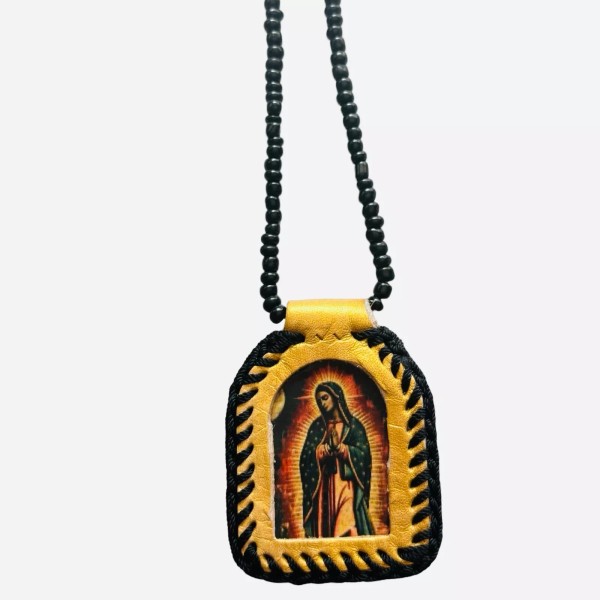 Virgen de Guadalupe Escapulario Catolico Para Colgar en Auto -