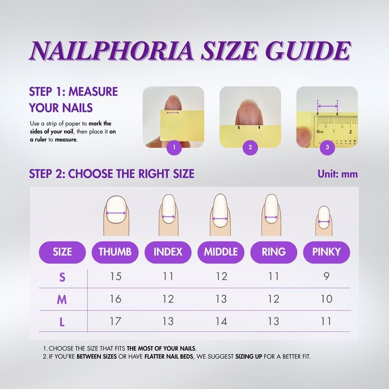 NailPhoria｜SURPRISE DEAL Collections (70 Styles) acrylic press nails:_Coquette Bunny_L