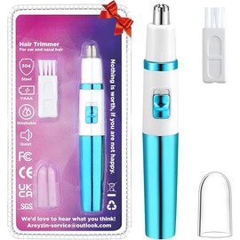 Women's Nose Hair Trimmer. 6500 RPM, 50% more power. Versatile for nose, ear, face. 5% energy-saving. Waterproof, easy clean. Compact, portable. Great gift. #NoseHairTrimmer #GroomingTool - Color: Rose Purple