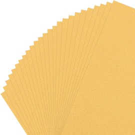 Gartful 25 Sheets Shimmer Cardstock Paper - 8.5 x 11 inch, Thick Pearlescent Cover Stock- 90lb-250gsm, Metallic Cardstock Paper for DIY Use, Card Making, Invitation, Certificates, Scrapbooking, Gold