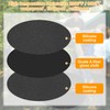 Longzhuo Fire Pit Mat, 48 Inch Waterproof, High Temp Resistant,
