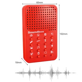 AOUZOVLI Sound Machine, Noise Box, Sound Machine, Serenity Machine, Sound Machine, Sound Machine, Sound Machine, Sound Machine, Sound Machine with 16 Sound Effects