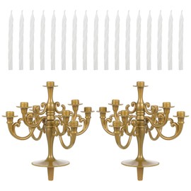 TOYANDONA 2 candelabri per torte, riutilizzabili, decorazione creativa, per matrimoni, feste di compleanno