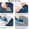 60 Piezas Parches Bordados para Planchar, Apliques Bordados, Parches para