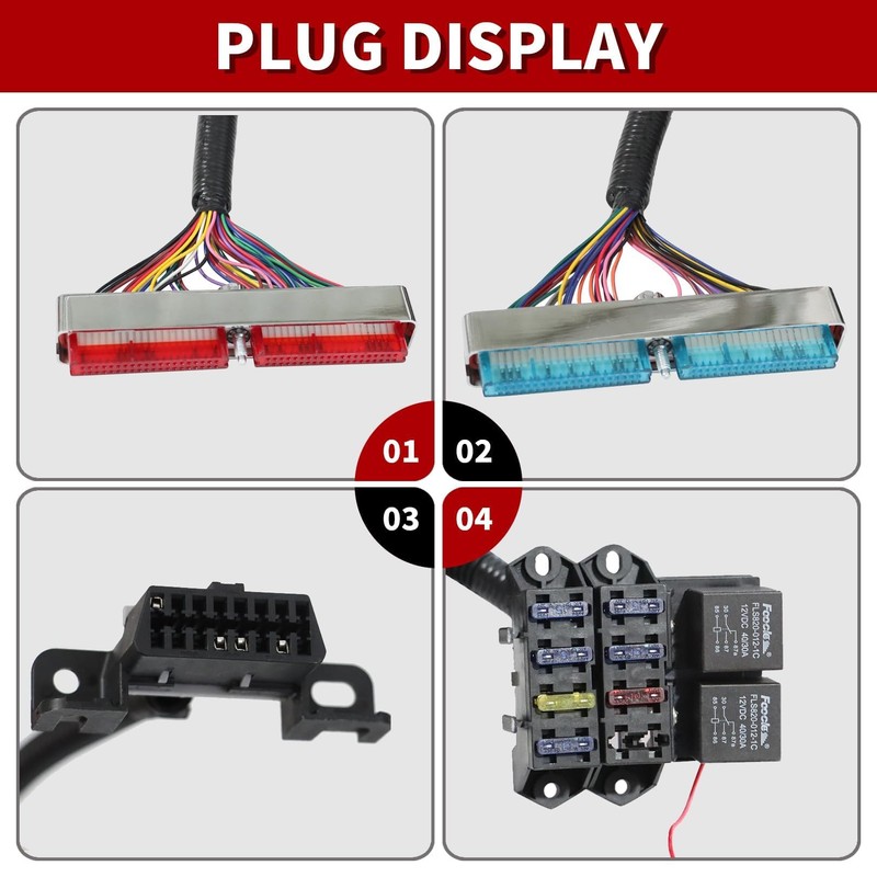 Nakkaa 4L80E Stand Alone Wiring Harness Compatible with DBC LS1