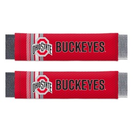 FANMATS 32131 Ohio State Buckeyes Team Color Rally Seatbelt Pad - 2 Pieces